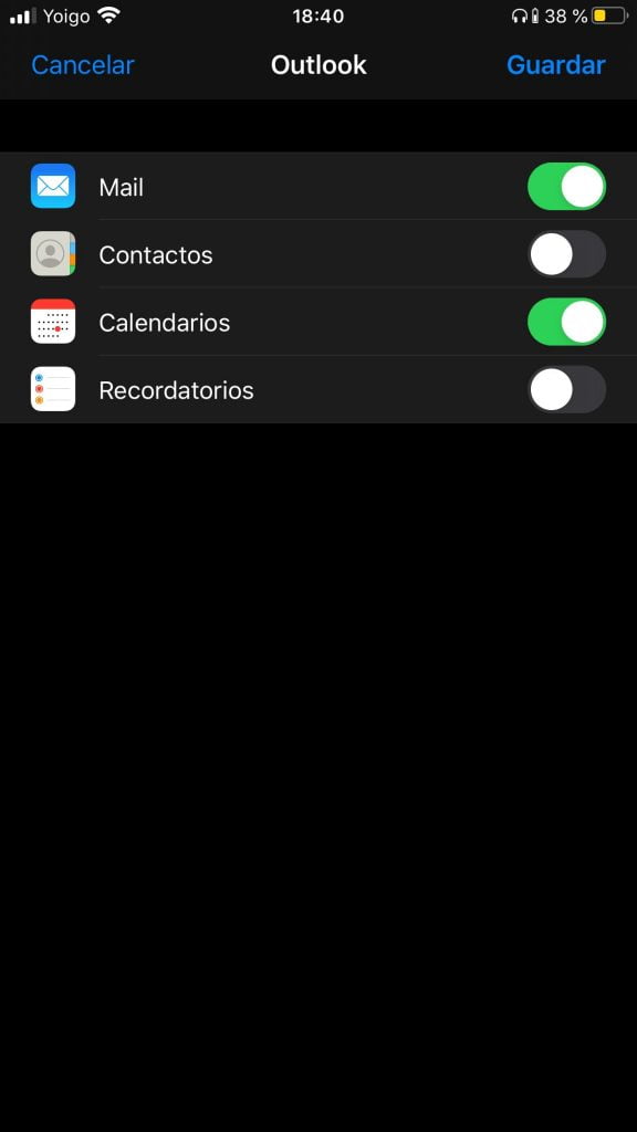 Iniciar sesiÃ³n en hotmail/outlook iOS