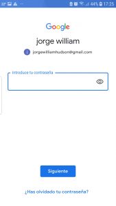 Iniciar sesión en Android